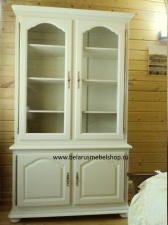 Шкаф с витриной "Давиль" 1220 белая эмаль.В НАЛИЧИИ.