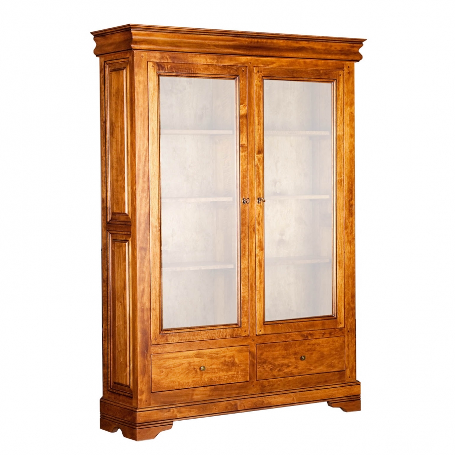 Шкаф с витриной "Луи Филипп" МО 28.02