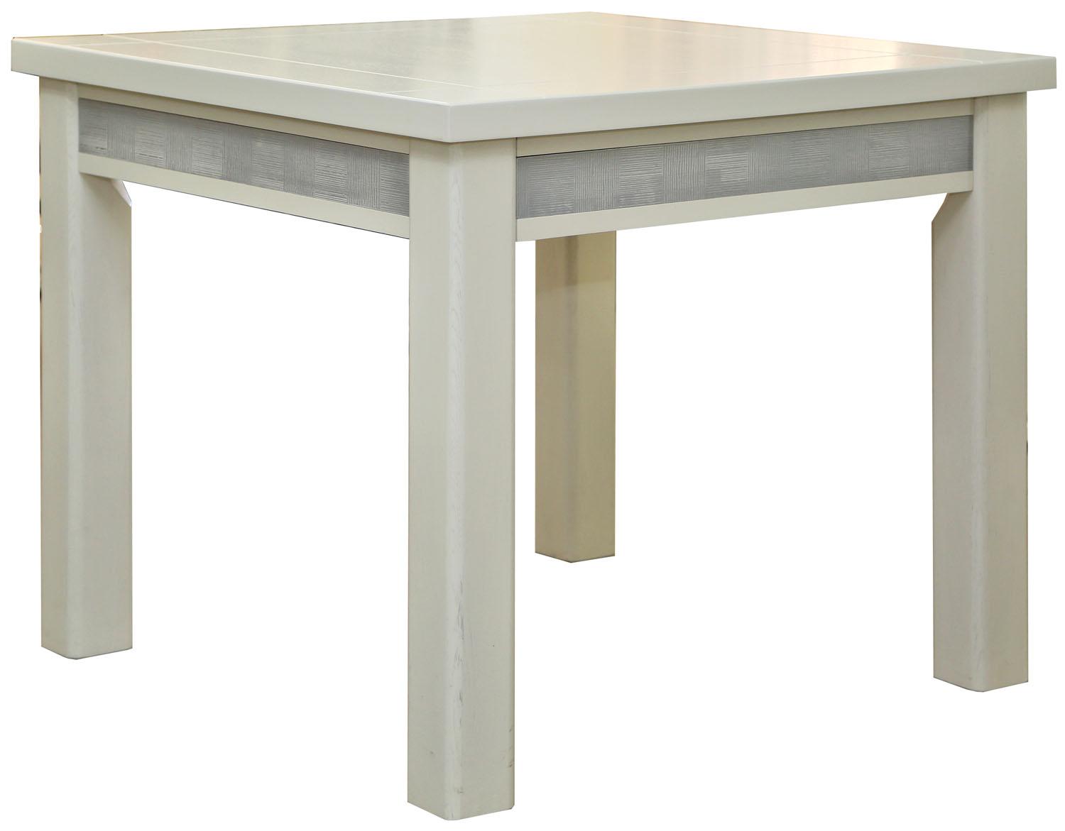 Стол «Тунис 1» П6.343.4.01 (П352.01) слоновая кость с серебром