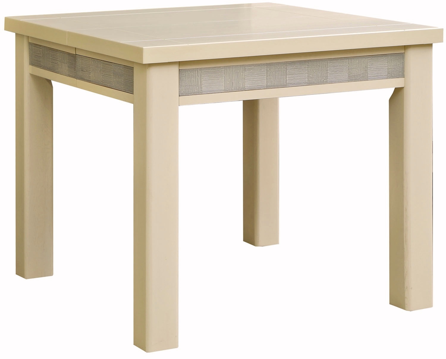 Стол «Тунис 14» П6.343.4.03 (П352.03) слоновая кость с серебром