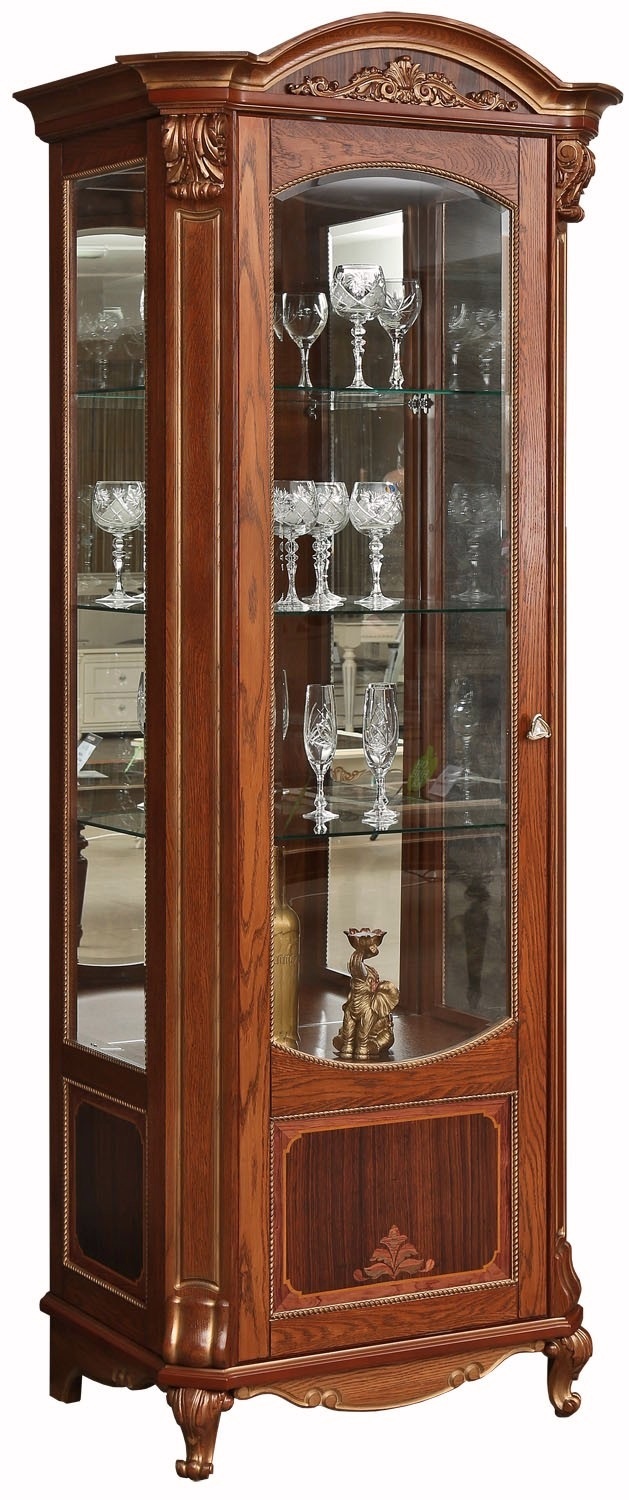 Шкаф с витриной "Альба 8" П 485.08