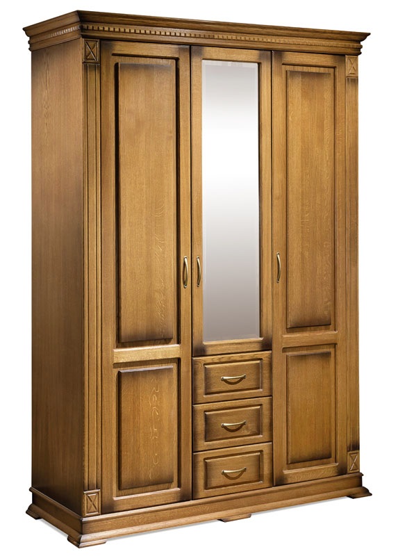 Шкаф трехдверный "Верди-Люкс" дуб.В НАЛИЧИИ.