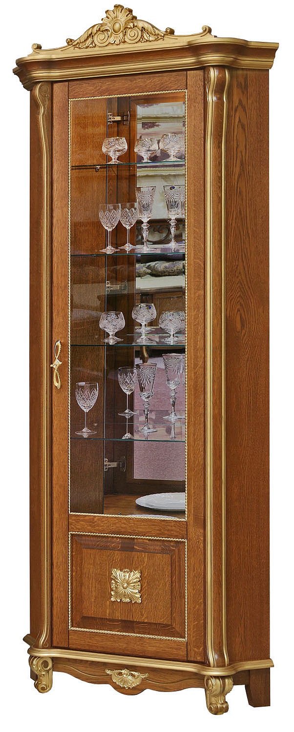 Шкаф с витриной "Алези 10 Люкс" П350.13л 