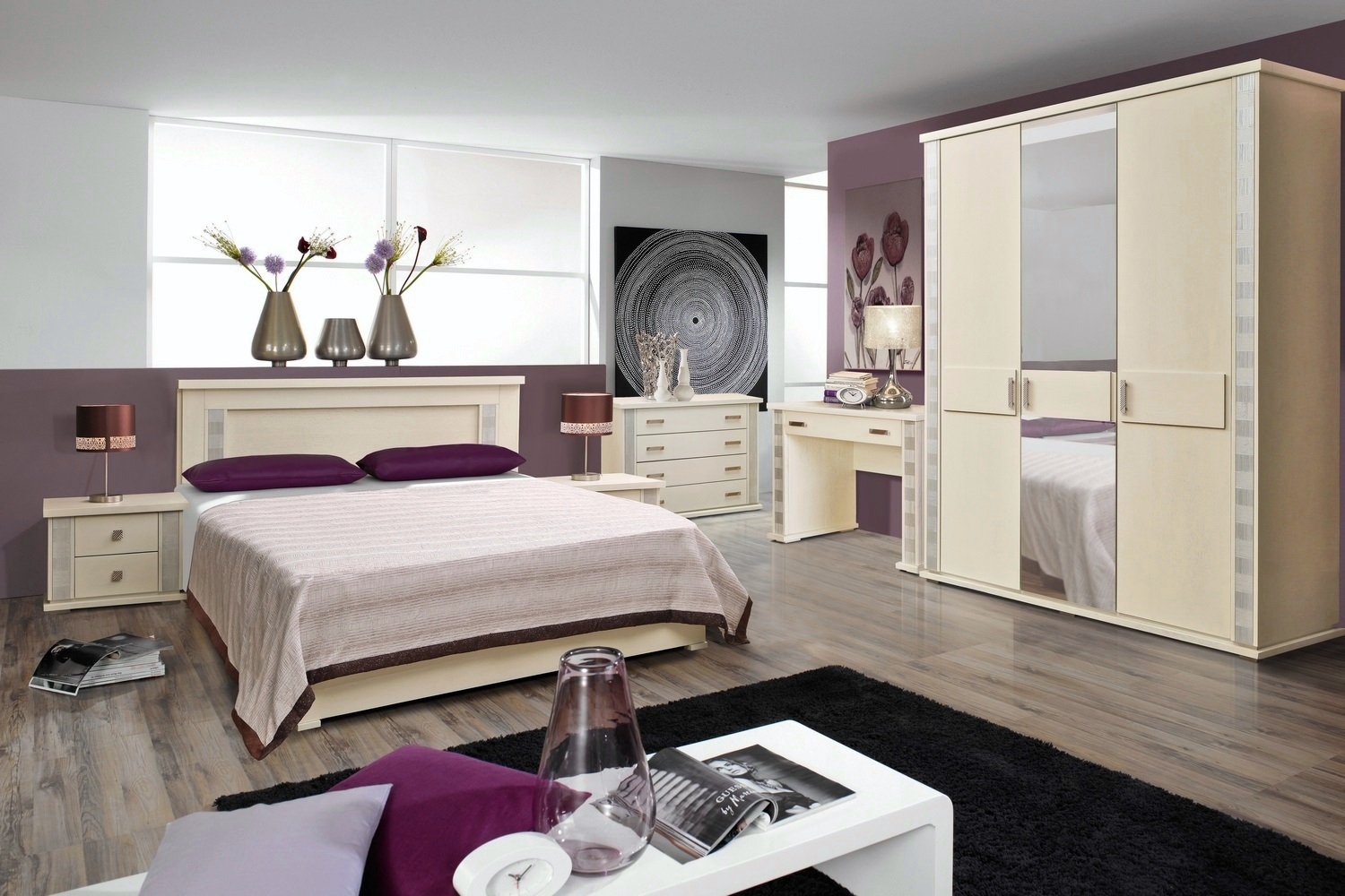 Спальня "Тунис 2" слоновая кость