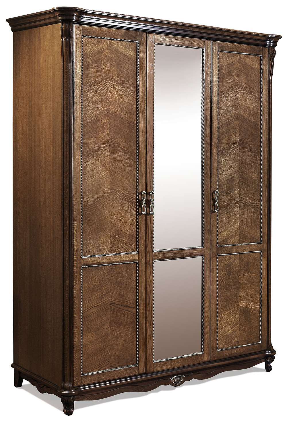 Шкаф для одежды 3д «Алези» П1.350.1.11 (П349.01) табак