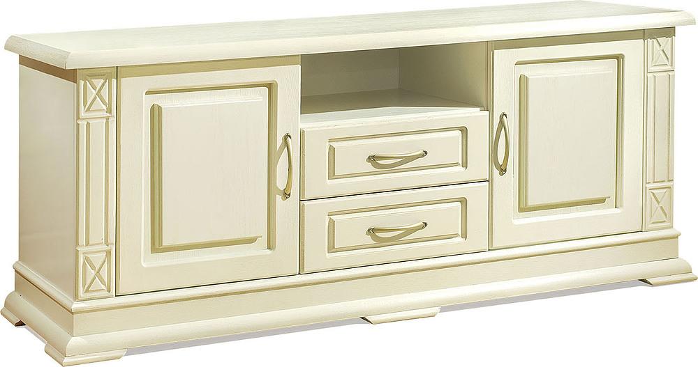 Тумба «Верди Люкс ТВ2/1» П487.48 слоновая кость