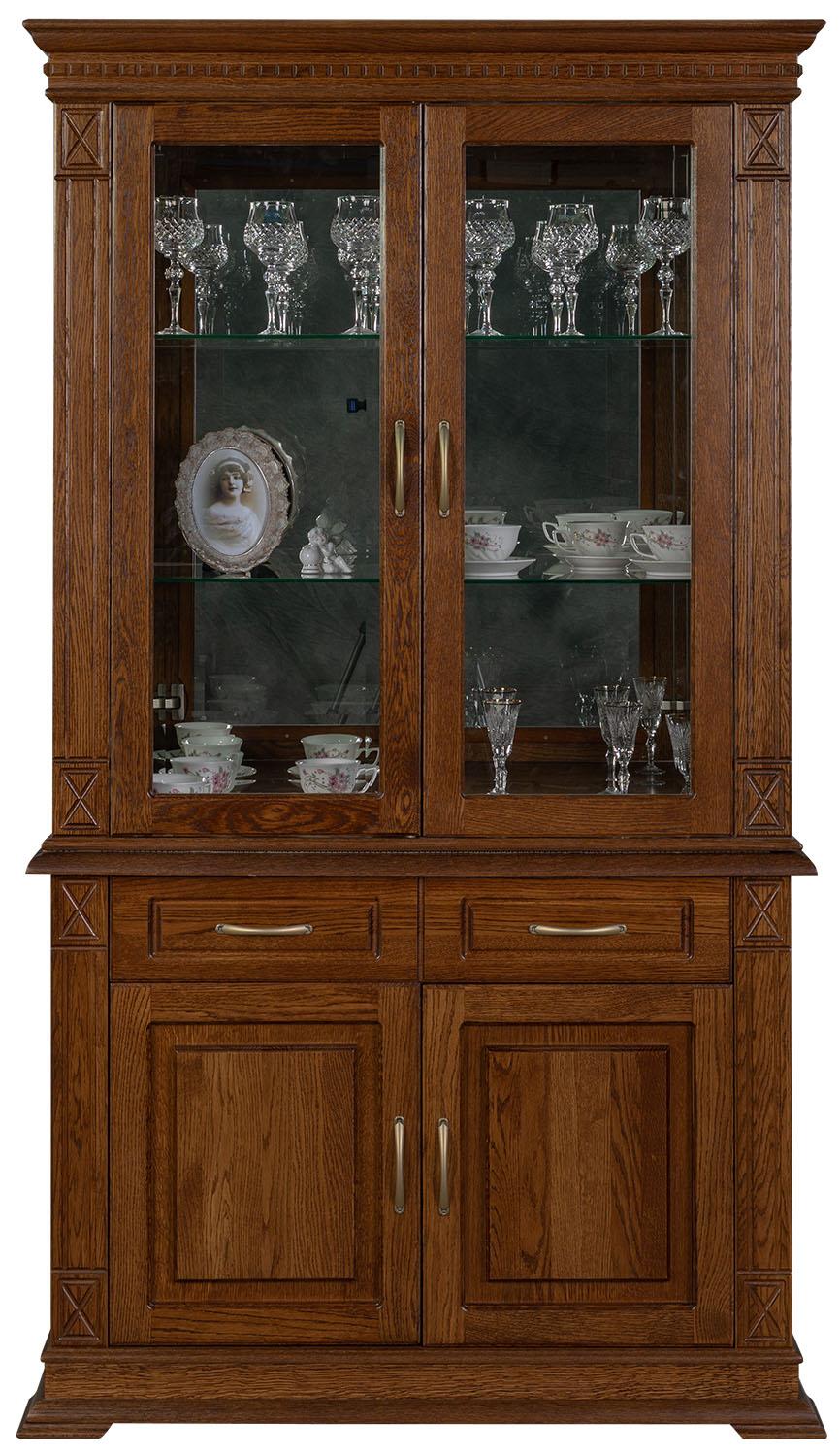 Шкаф комбинированный "Верди-Люкс 2з" черешня