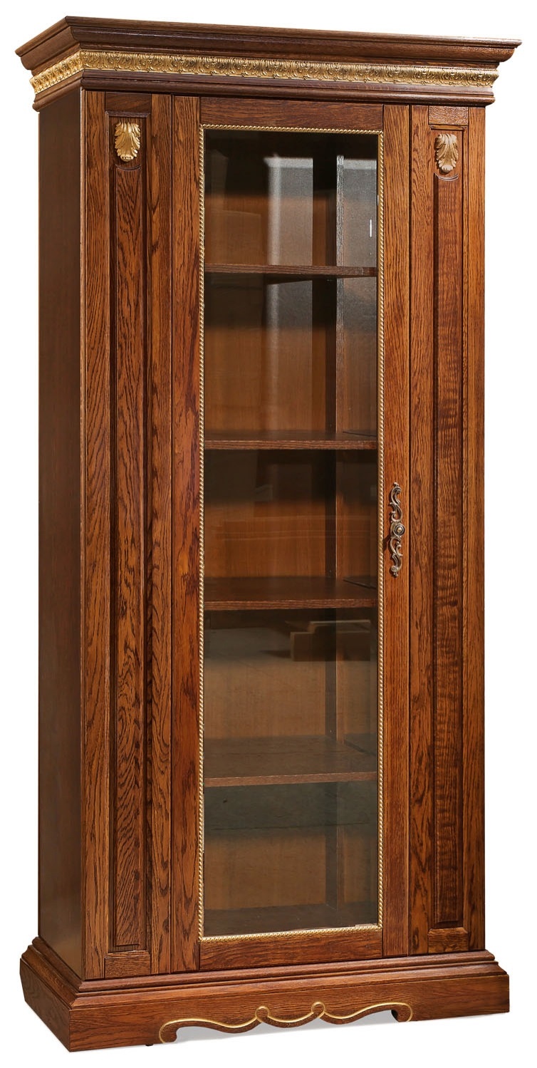 Шкаф "Милана 8/1" П396.05 черешня с золочением