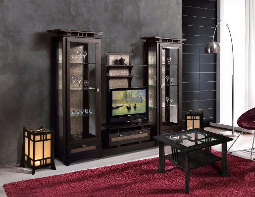 Черная мебель всегда в тренде. Обустройство интерьера гостиной