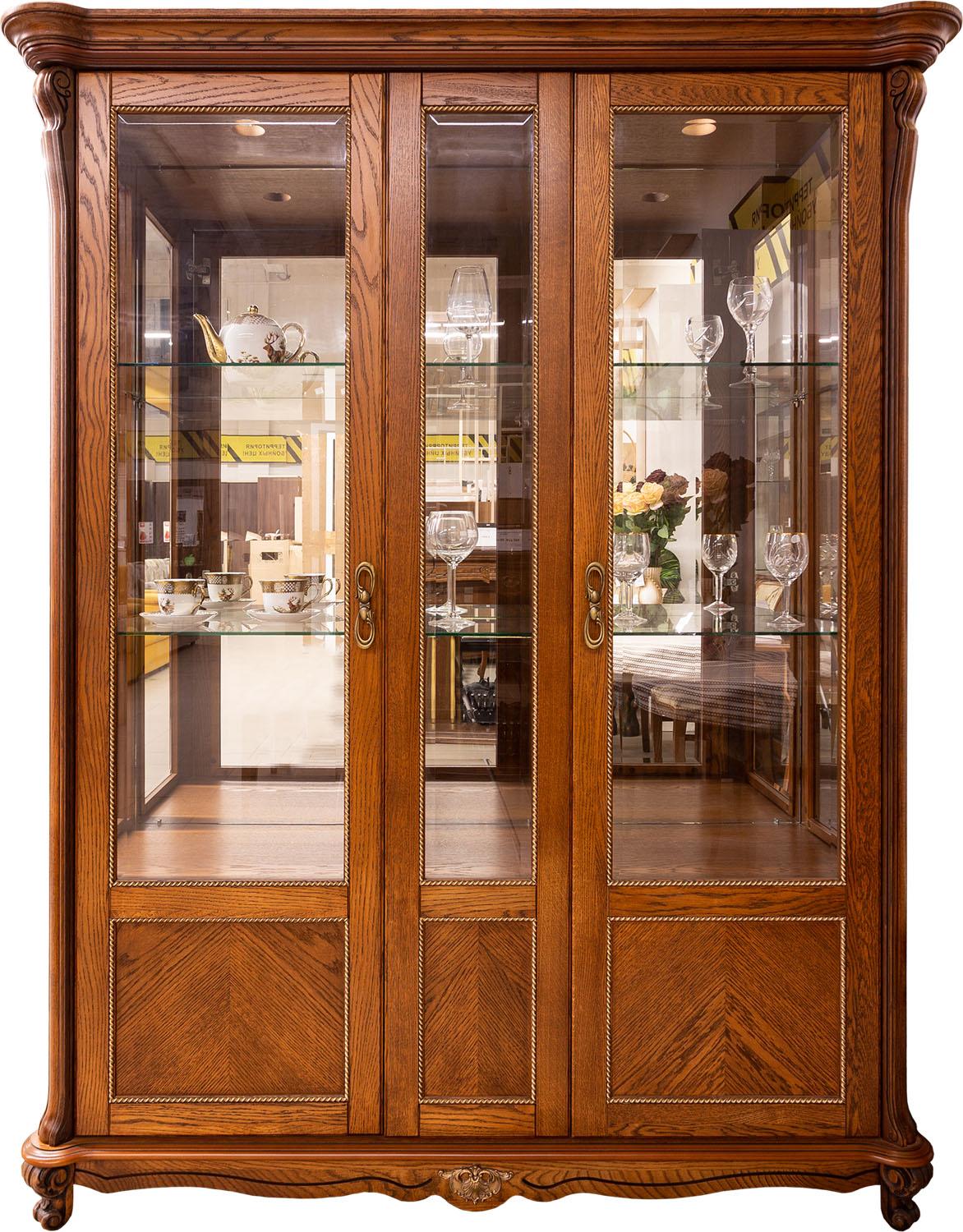 Шкаф-витрина 3д «Алези» П1.350.0.05 (П350.05)