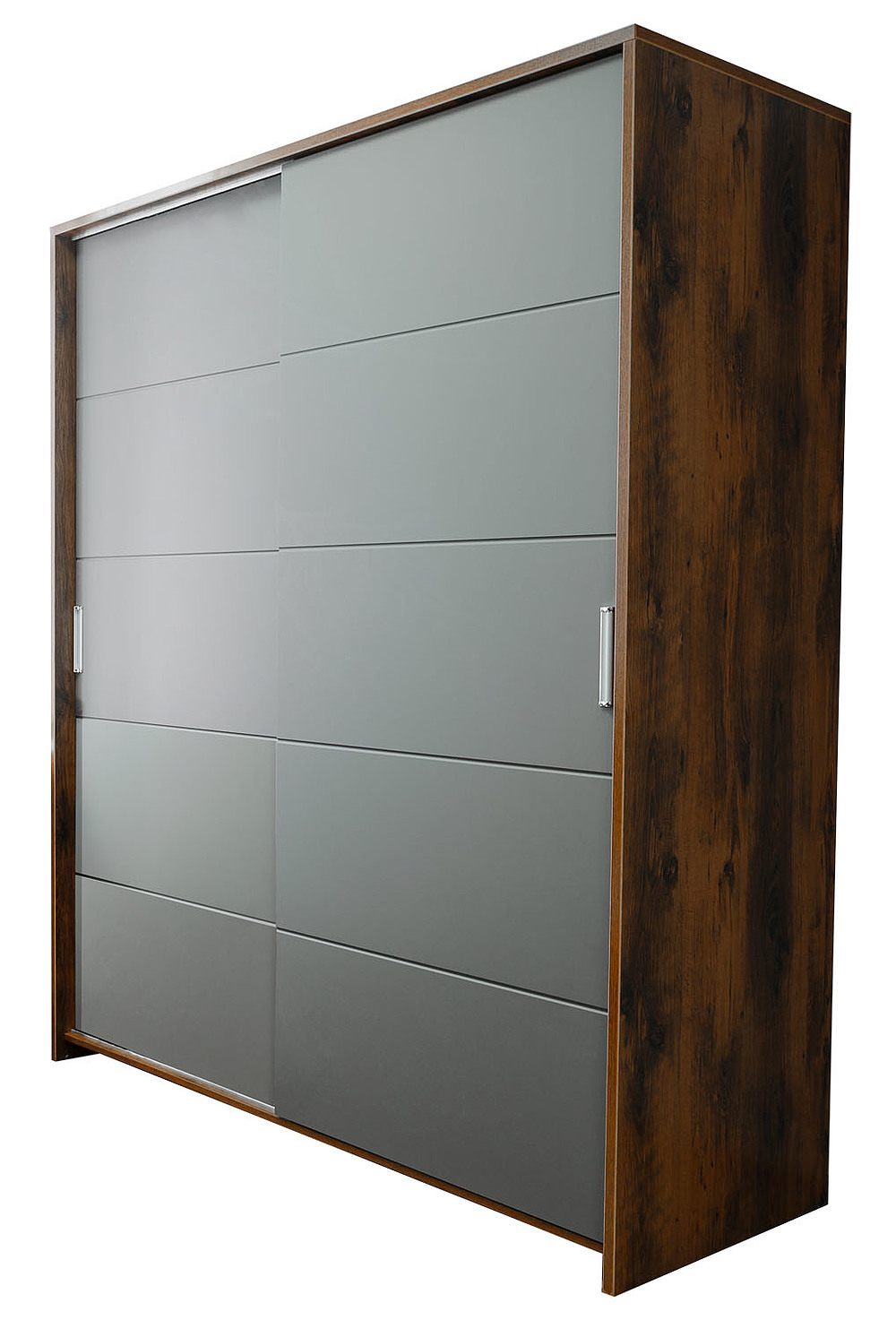 Шкаф-купе для одежды «Монако» П528.15 дуб саттер + серый мокко