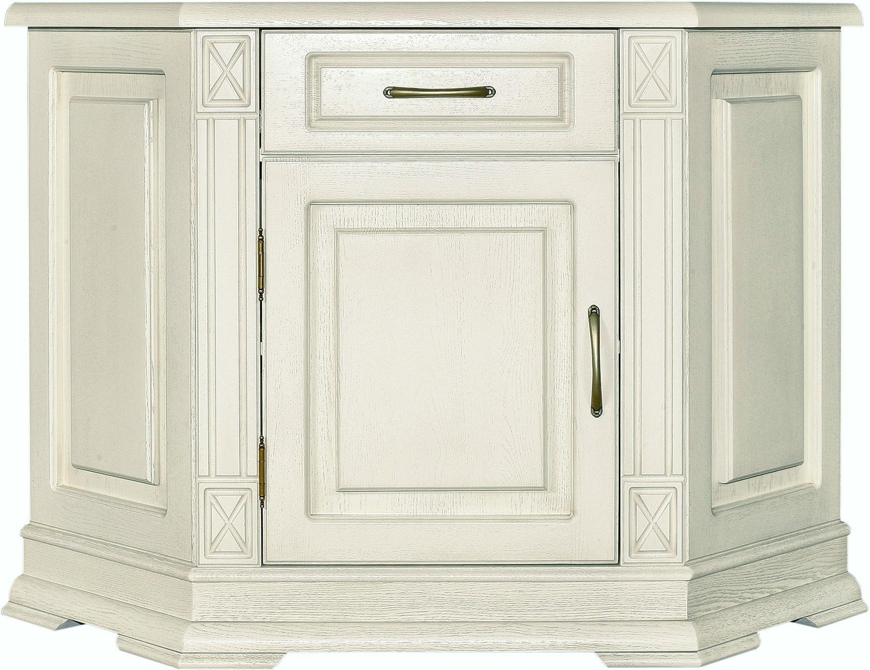 Тумба "Верди-Люкс 1у" слоновая кость