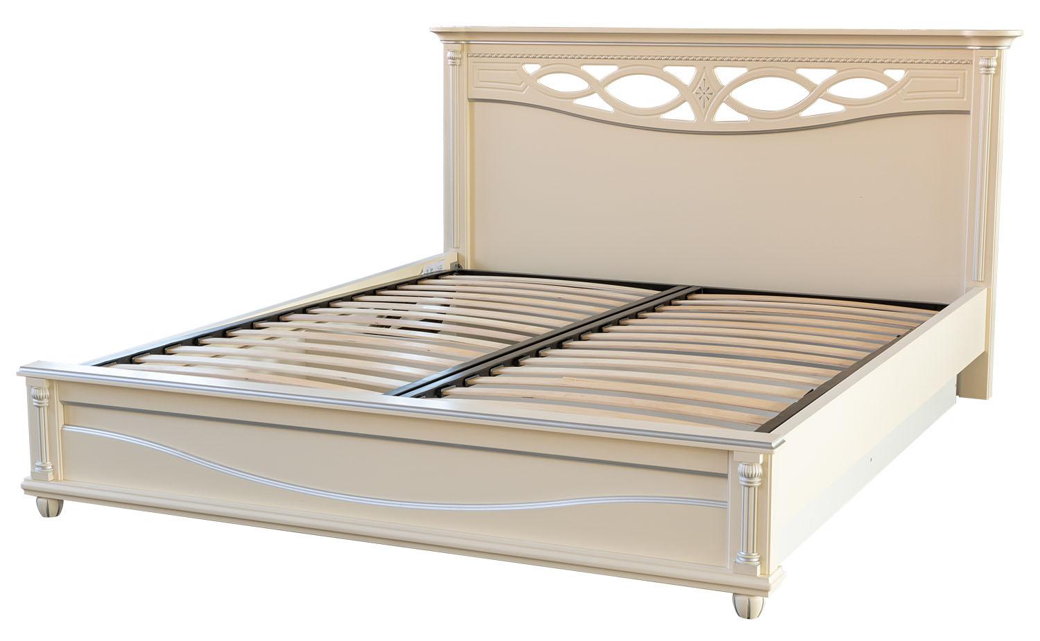 Кровать 2-16 «Валенсия Классик» П3.0589.1.05 (П254.51) античная темпера с серебром Кровать 2-16 «Валенсия Классик» П3.0589.1.05 (П254.51) античная темпера с серебром