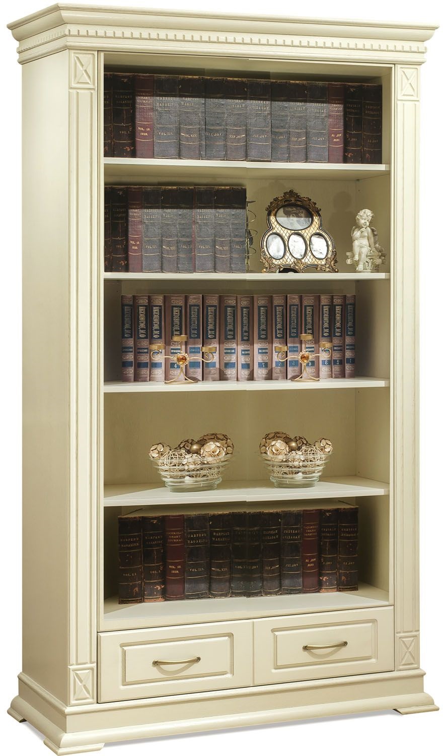 Шкаф "Верди-Люкс А2" слоновая кость