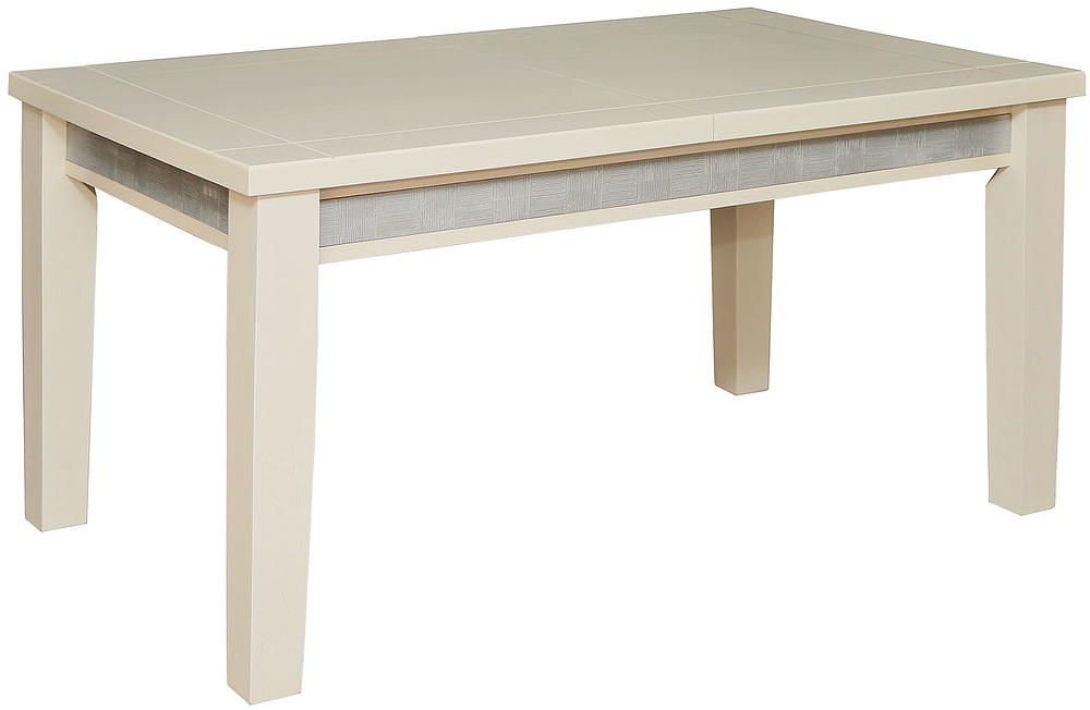 Стол обеденный «Тунис» П6.343.4.04 (П352.04) слоновая кость с серебром