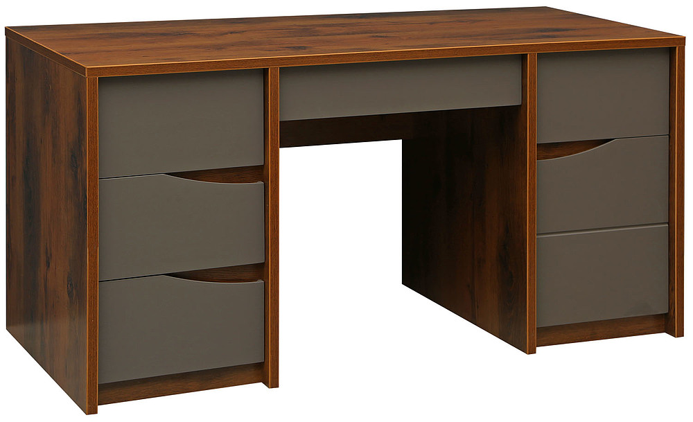 Стол письменный «Монако» П510.14 дуб саттер + серый мокко