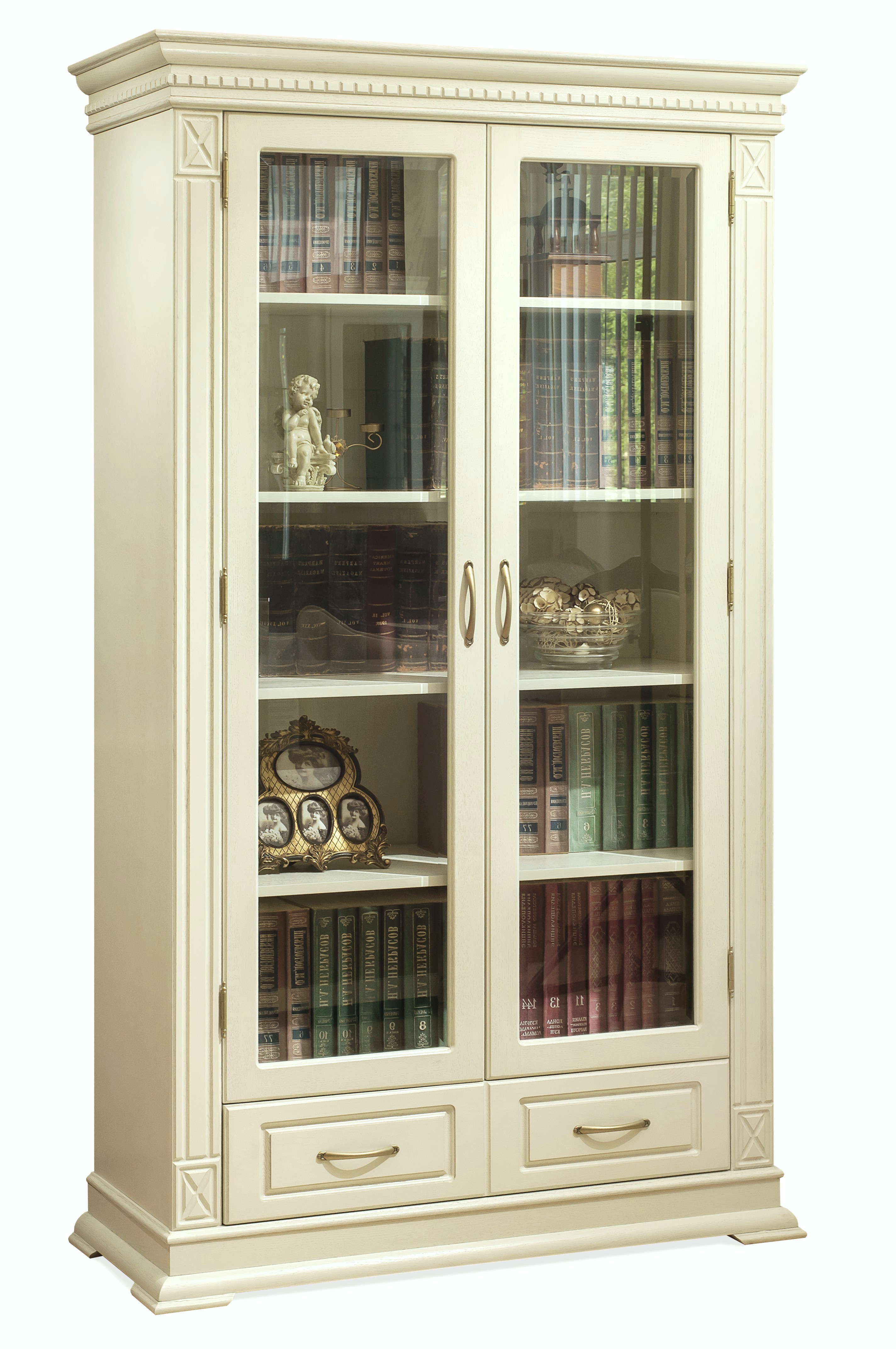 Шкаф "Верди-Люкс 2/1" (слоновая кость)