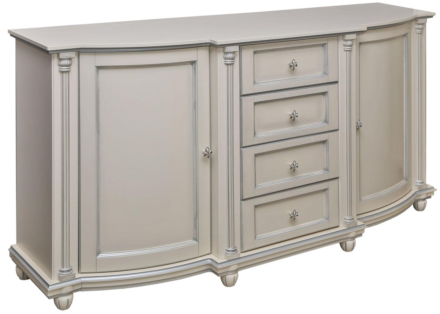 Тумба 3д «Валенсия Классик» П3.0589.0.05 (П244.20) античная темпера с серебром