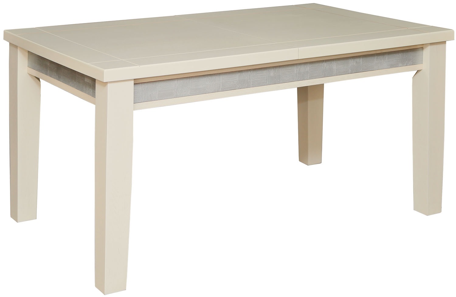 Стол «Тунис 1Р» П6.343.4.02 (П352.02) слоновая кость с серебром