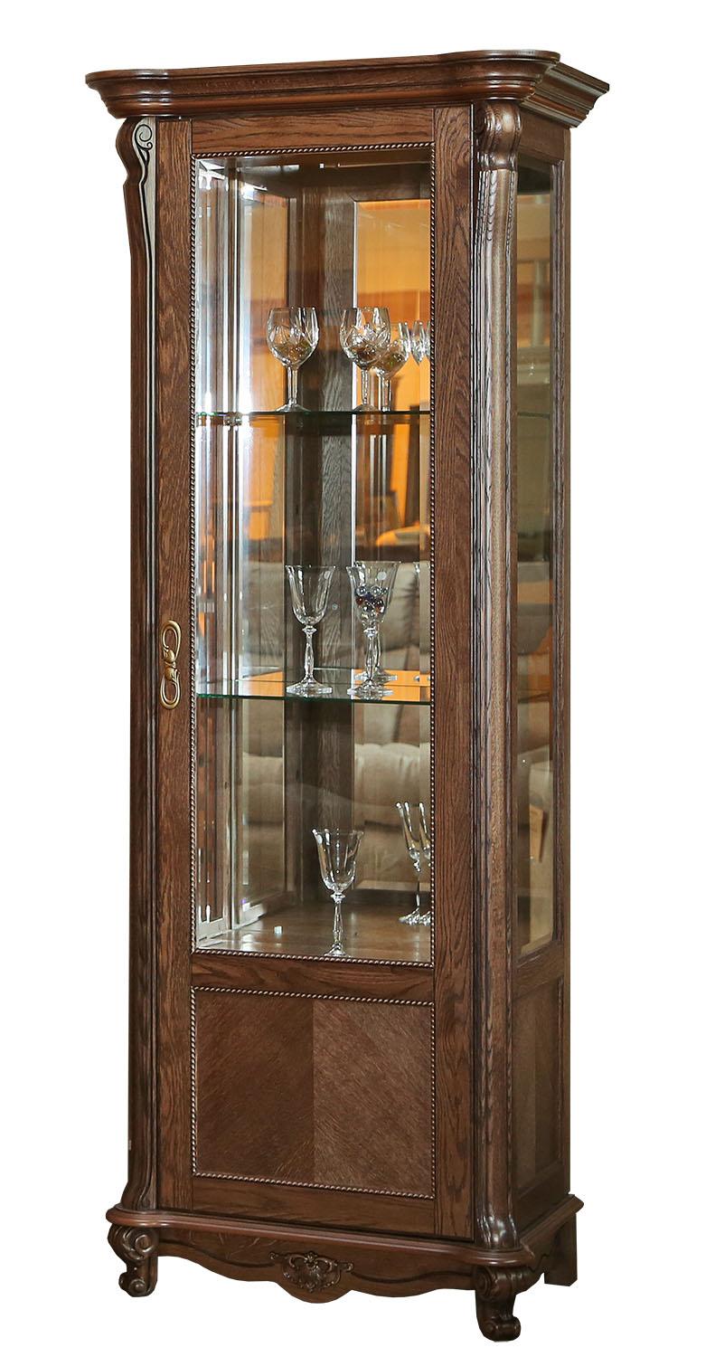 Шкаф-витрина «Алези» П1.350.0.08 (П350.08) табак