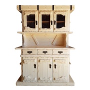 Буфет "Государь 1" с элементами ковки беленый дуб Буфет "Государь 1" с элементами ковки беленый дуб