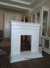 Подставка под камин "Верди-Люкс" слоновая кость