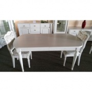 Стол обеденный "Паола" БМ-2159 розовый пепел