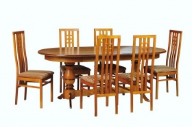 Стол обеденный "Викинг 4М" медовый дуб Стол обеденный "Викинг 4М" медовый дуб