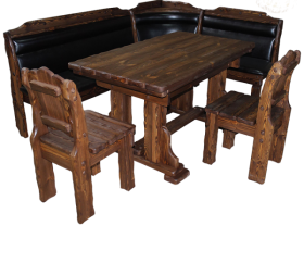 Кухоный комплект (уголок, стол "Купец", 2 стула)