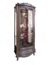 Шкаф с витриной "Луи" ММ-240-01