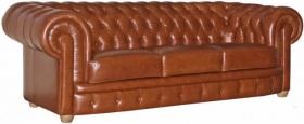 Трехместный диван Честерфилд (натуральная кожа) Трехместный диван Честерфилд (натуральная кожа)