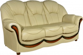 Трехместный диван-кровать Дельта (натуральная кожа) Трехместный диван-кровать Дельта (натуральная кожа)