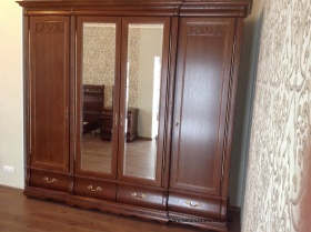Шкаф четырехдверный "Оскар" орех.В НАЛИЧИИ.