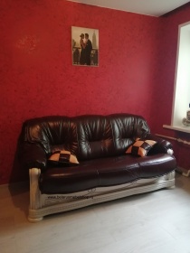 Трехместный  диван-кровать Милан-1(натуральная кожа)