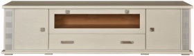 Тумба под телевизор  "Тунис"(слоновая кость с серебром)