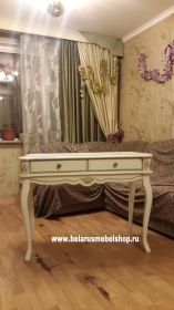 Туалетный столик  "Алези" слоновая кость с золочением