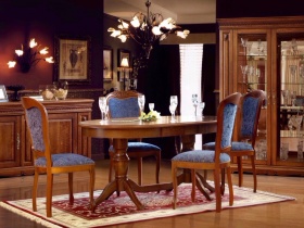 Стол обеденный "Верди 2РД+стулья Идальго 4"