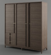 Шкаф для одежды B2D3 "Boston" ВМФ-1638