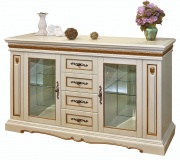 Тумба "Милана 14с" П265.14с слоновая кость с золочением