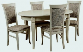 Стол обеденный "Верди 10 А" слоновая кость.В НАЛИЧИИ. Стол обеденный "Верди 10 А" слоновая кость.В НАЛИЧИИ.