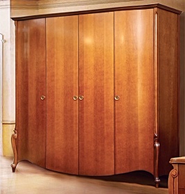 Шкаф четырехдверный "Луиза" коньяк.В НАЛИЧИИ.