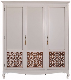 Шкаф трехдверный "Видана-Люкс" светлый ром