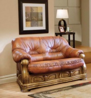 Двухместный диван-кровать Престиж (натуральная кожа) Двухместный диван-кровать Престиж (натуральная кожа)