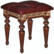 Банкетка "Милана 26" мореный дуб с золочением