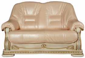 Двухместный диван "Консул 2020/2020(-С)" (натуральная кожа) Двухместный диван "Консул 2020/2020(-С)" (натуральная кожа)