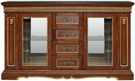 Тумба "Милана 14с" П265.14с черешня с золочением