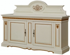 Тумба "Милана 3/1с" П265.31с слоновая кость с золочением