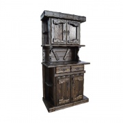 Буфет "Государь 2" с элементами ковки зеленый орех Буфет "Государь 2" с элементами ковки зеленый орех