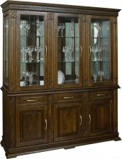 Шкаф комбинированный "Верди-Люкс 3з" (черешня)