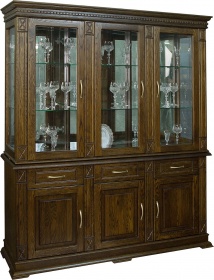 Шкаф комбинированный "Верди-Люкс 3з" (черешня)